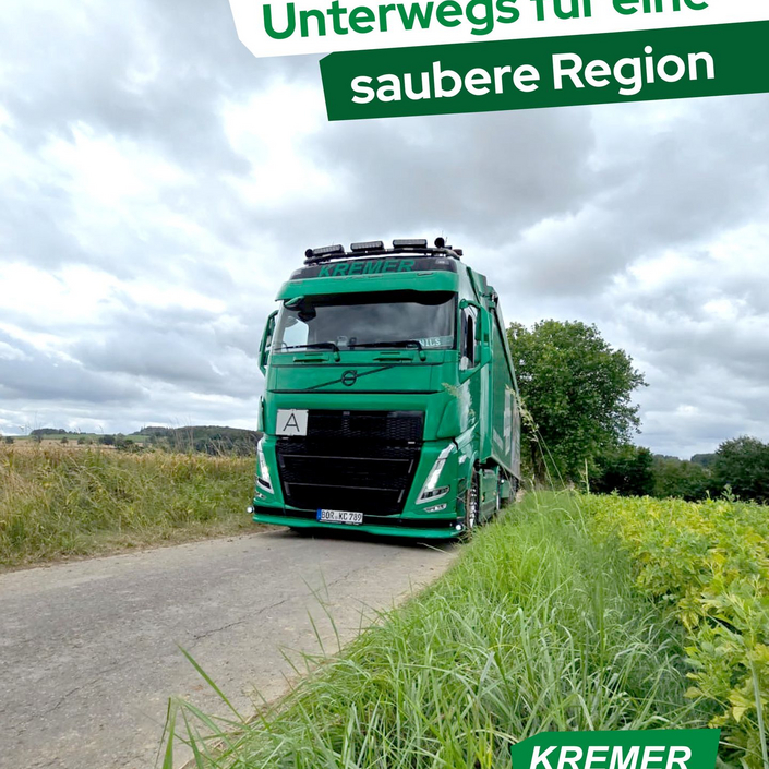 Habt ihr das Kremer Logo heute schon gesehen? 🚛
Unsere Fahrer sind jeden Tag in der Region unterwegs und unterstützen... Habt ihr das Kremer Logo heute schon gesehen? 🚛
Unsere Fahrer sind jeden Tag in der Region unterwegs und unterstützen...