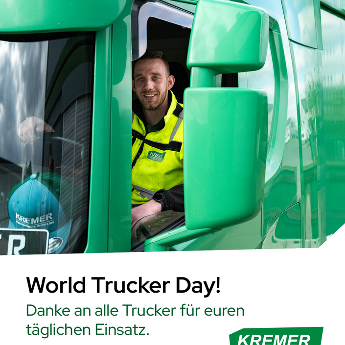 Ohne Fahrer läuft gar nichts 🚛
Zum internationalen Trucker Day sagen wir Danke an alle Fahrer bei Kremer, die jeden Tag... Ohne Fahrer läuft gar nichts 🚛
Zum internationalen Trucker Day sagen wir Danke an alle Fahrer bei Kremer, die jeden Tag...